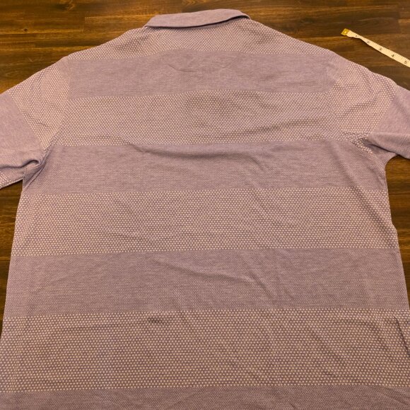 Michel Rouen Men's Performance Polo Shirt Heather Stretch Golf MRPS034 NWT - Picture 5 of 5